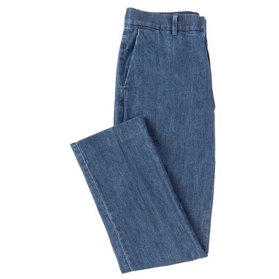 Brand new π Roundtree & Yorke Flat Front CoreComfort Denim Chino Pants Indigo π 1 Brand new π Roundtree & Yorke Flat Front CoreComfort Denim Chino Pants Indigo π