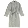 Coupon 🌟 Roundtree & Yorke Big & Tall Solid Waffle Kimono Robe Grey Heather ✨