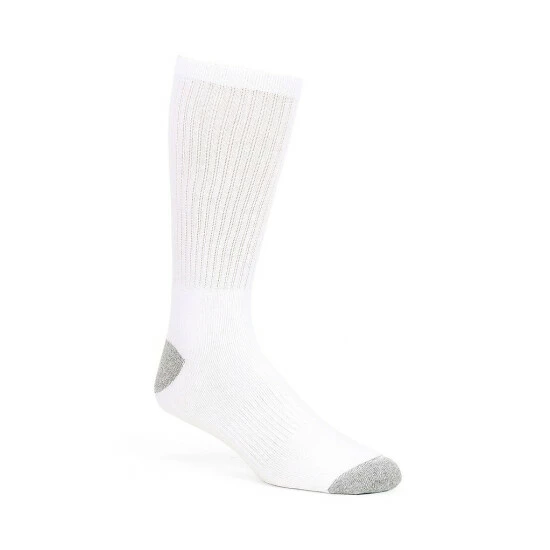 Cheapest 💯 Gold Label Roundtree & Yorke Crew Athletic 🧦 Socks 6-Pack White 🔥 - Image 4