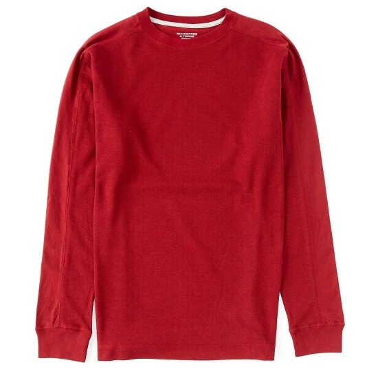 Top 10 ๐ฅ Roundtree & Yorke Long Sleeve Crew Neck Rice Knit Lounge Pullover Deep Blue ๐ - Image 5
