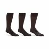 Cheapest 🎁 Gold Label Roundtree & Yorke Argyle Crew 👗 Dress 🧦 Socks 3-Pack Brown 🎁