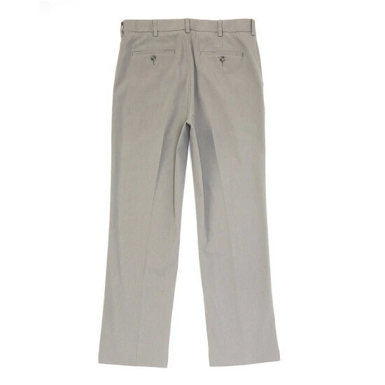 Budget 👍 Roundtree & Yorke TravelSmart CoreComfort Flat-Front Straight Fit Chino Pants Mole Skin 😉 - Image 2