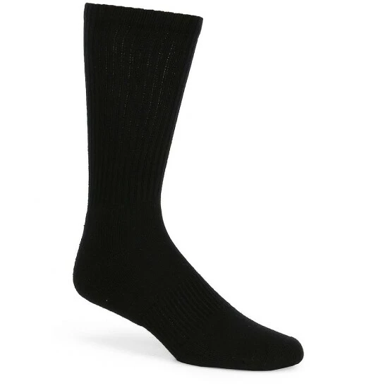 Wholesale 👍 Gold Label Roundtree & Yorke Sport Performance Crew Athletic 🧦 Socks 6-Pack White/grey ⌛ - Image 2