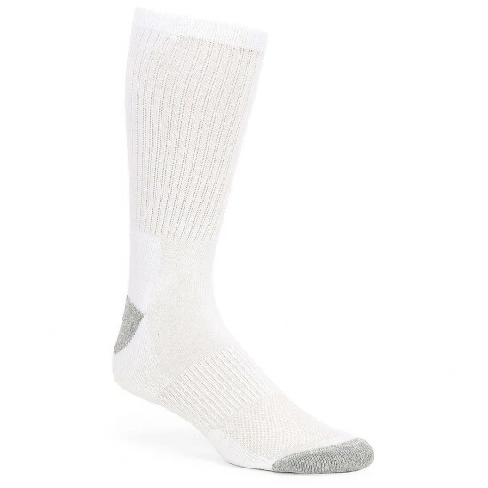 Wholesale 👍 Gold Label Roundtree & Yorke Sport Performance Crew Athletic 🧦 Socks 6-Pack White/grey ⌛ - Image 3