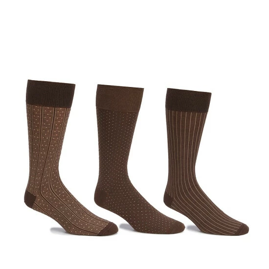 Best reviews of โค๏ธ Gold Label Roundtree & Yorke Printed Crew ๐ Dress ๐งฆ Socks 3-Pack Black ๐ - Image 2