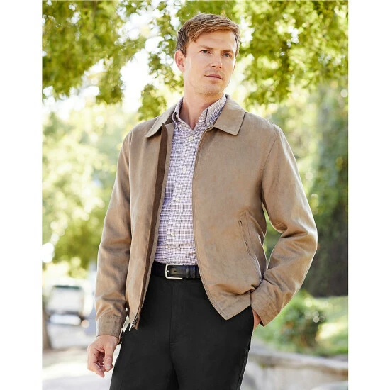 Top 10 🔔 Roundtree & Yorke TravelSmart CoreComfort Flat-Front Classic Fit Chino Pants Medium Brown ✔️ - Image 5