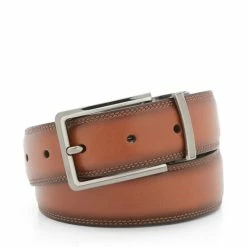 New 🎁 Roundtree & Yorke Double Leather Reversible Belt Brown 👏