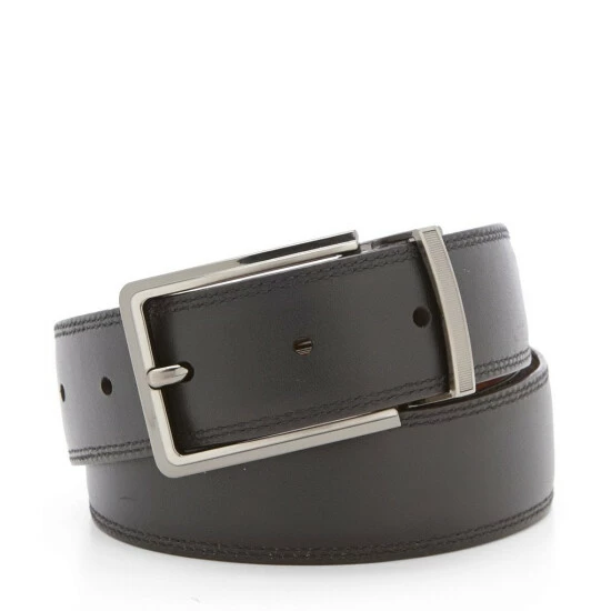 New ๐ Roundtree & Yorke Double Leather Reversible Belt Brown ๐ - Image 2