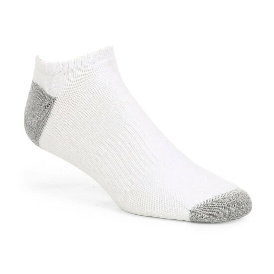 Brand new 💯 Gold Label Roundtree & Yorke No-Show Athletic 🧦 Socks 6-Pack White/grey 👏 - Image 3
