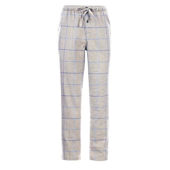 Coupon π Roundtree & Yorke Black Plaid Flannel Sleep Pants Grey π - Image 2