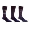 Buy ✨ Roundtree & Yorke Big & Tall Argyle Basic Assorted Crew 👗 Dress 🧦 Socks 3-Pack Navy 😍