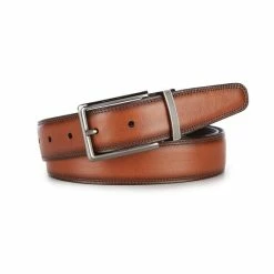 Flash Sale 😉 Roundtree & Yorke Big & Tall Double Leather Reversible Belt Brown 👏