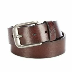 Cheap 🧨 Roundtree & Yorke Big & Tall Cut Fudge Leather Belt Brown 🤩