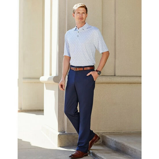 Top 10 ✨ Roundtree & Yorke Pecan Leather Belt Brown 👏 - Image 3