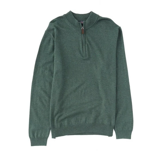 Best deal ๐ Roundtree & Yorke Long-Sleeve Solid Quarter-Zip Pullover Black ๐ฏ - Image 5