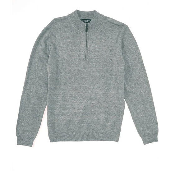 Best deal ๐ Roundtree & Yorke Long-Sleeve Solid Quarter-Zip Pullover Black ๐ฏ - Image 11