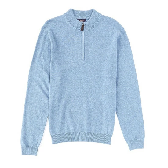 Best deal ๐ Roundtree & Yorke Long-Sleeve Solid Quarter-Zip Pullover Black ๐ฏ - Image 12