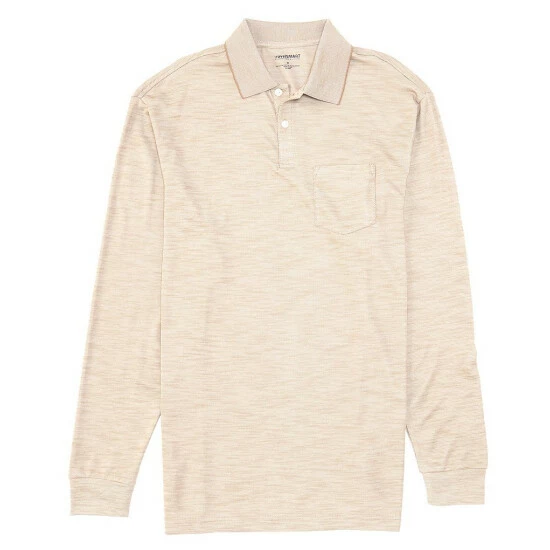 Deals ๐ Roundtree & Yorke TravelSmart Long-Sleeve Solid Polo ๐ Shirt Black ๐คฉ - Image 3