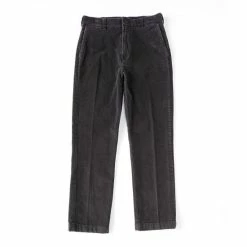 Promo 😍 Roundtree & Yorke Flat Front Corduroy Pants Medium Charcoal ❤️