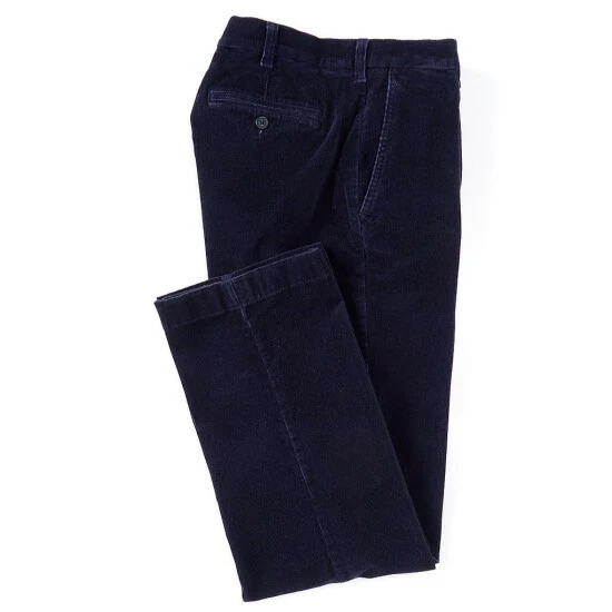 Promo π Roundtree & Yorke Flat Front Corduroy Pants Medium Charcoal β€οΈ - Image 4