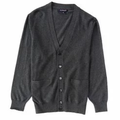 Best Pirce 🎁 Roundtree & Yorke Solid Light Weight Cardigan Gold Heather 🎉