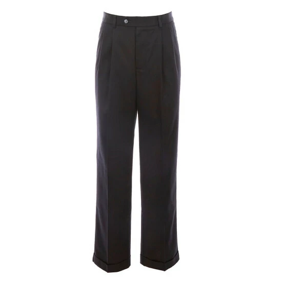 New ⭐ Roundtree & Yorke TravelSmart CoreComfort Big & Tall Non-Iron Pleated Classic Fit Chino Pants Stone ✔️ - Image 2