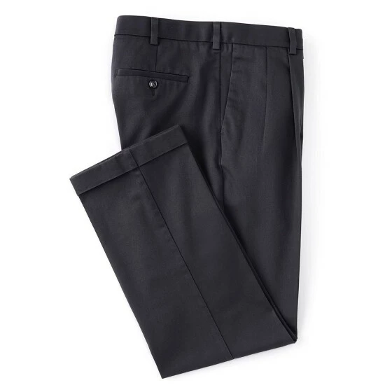 New ⭐ Roundtree & Yorke TravelSmart CoreComfort Big & Tall Non-Iron Pleated Classic Fit Chino Pants Stone ✔️ - Image 5