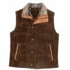Wholesale 💯 Roundtree & Yorke Big & Tall Faux Fur Suede Vest Dark Brown 😉