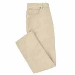 Cheapest 😉 Roundtree & Yorke Big & Tall The Perfect 5-Pocket Straight Leg Flat Front Pants Potting Soil ✔️